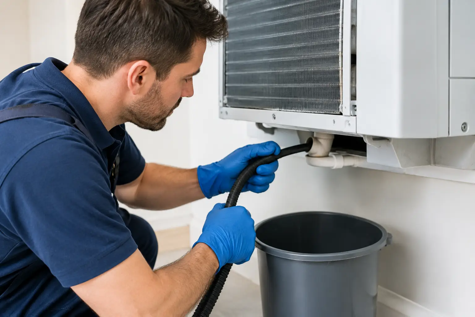 How to Clean a Condensate Drain Safely